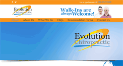 Desktop Screenshot of evochiropractic.com